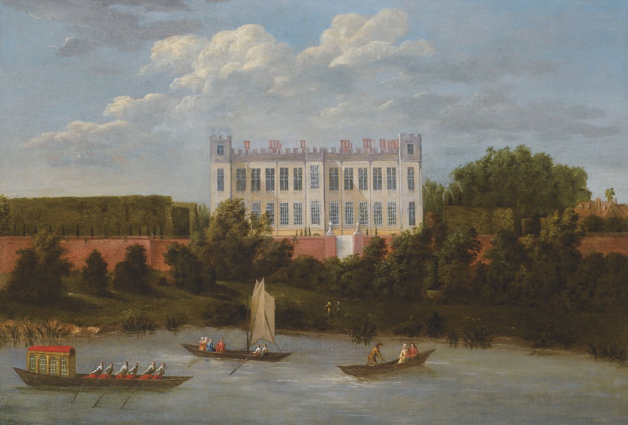 Pohled na Syon House z Temže od Robert Griffier