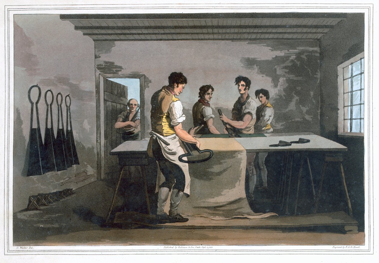 Soukenné příborníky, 1814 od Robert Havell