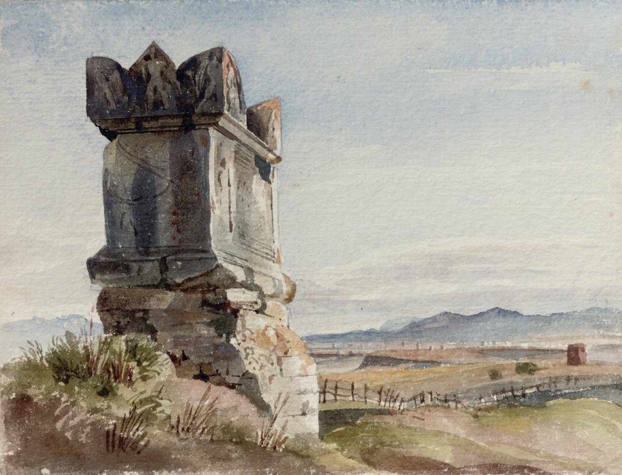 Na Via Cassia, Řím od Robert Henry Cheney