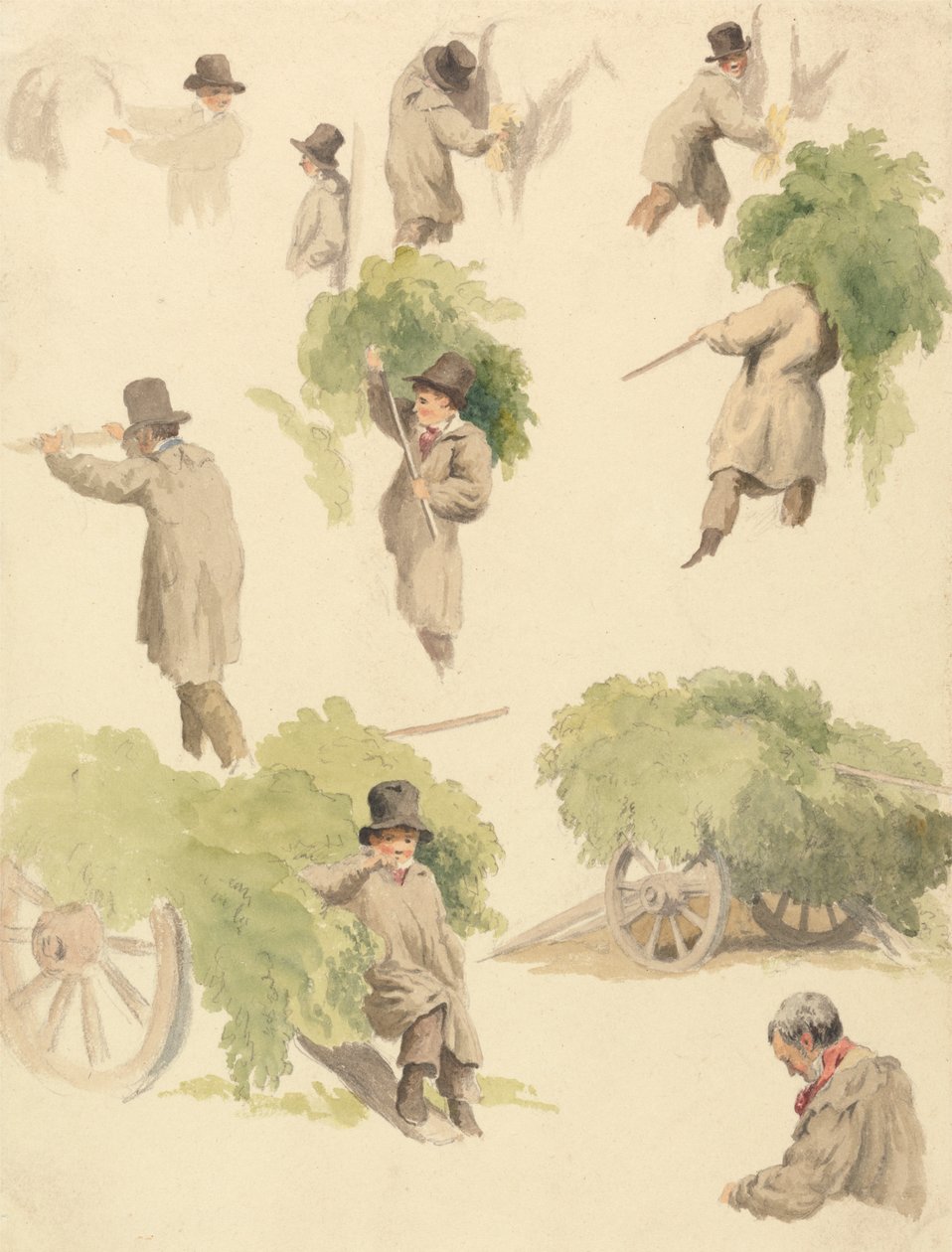 Carting Chmel a další studie od Robert Hills