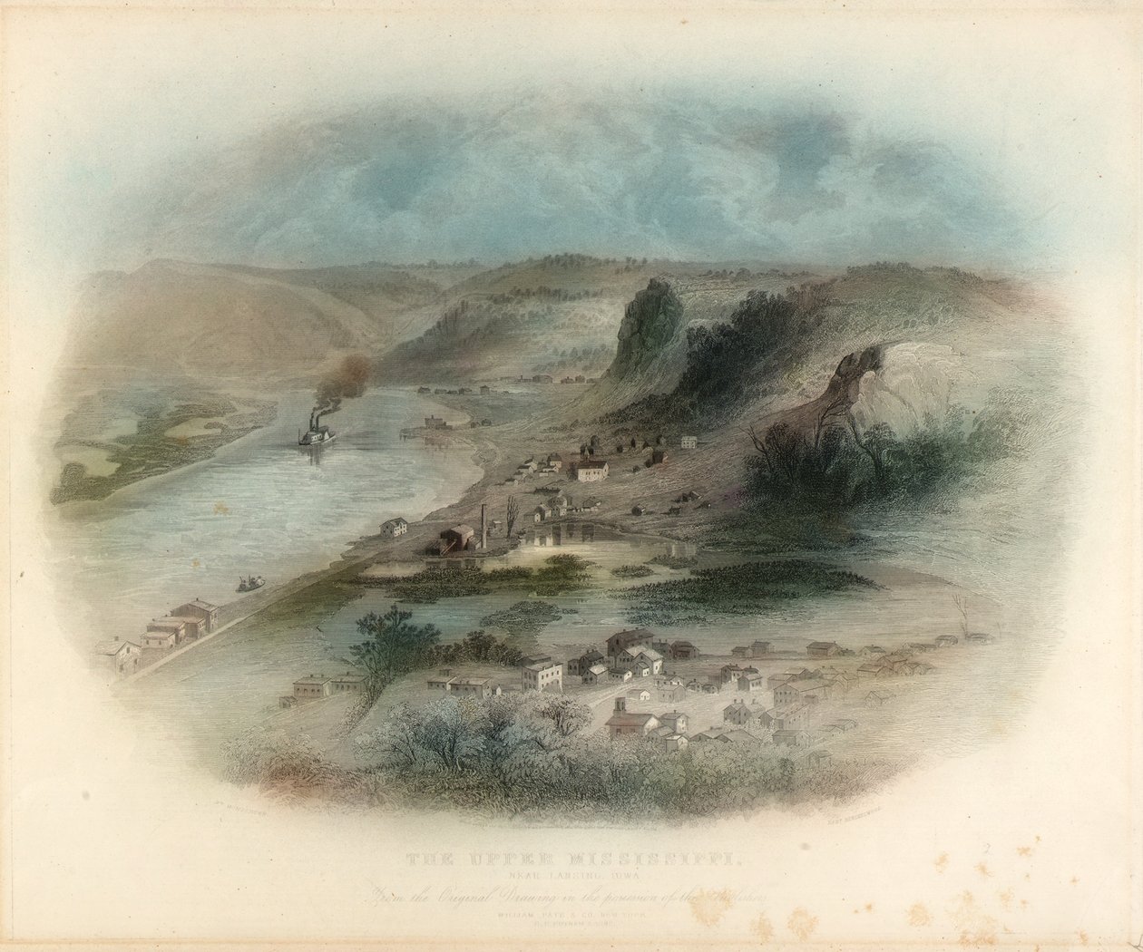 Horní Mississippi (poblíž Lansingu, Iowa) od Robert Hinshelwood