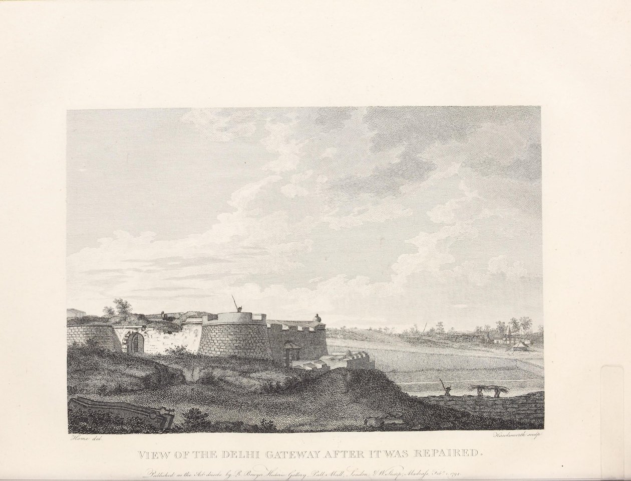 Ilustrace převzata z knihy Select views in Mysore, the country of Tippoo Sultan by Home, Robert a publikoval Vydal Mr. Bowyer (GB, 1794) od Robert Home