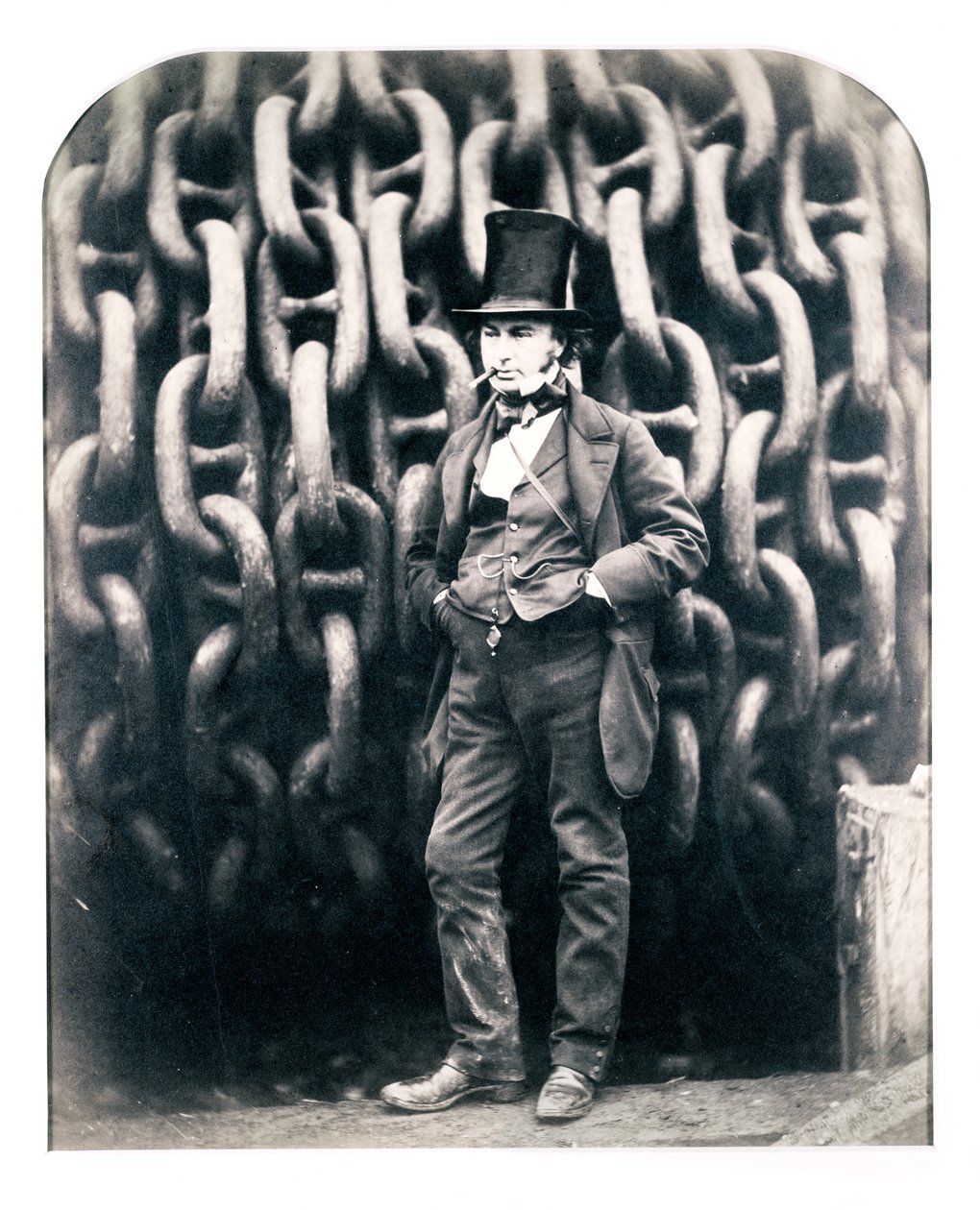 Isambard Kingdom Brunel , britský inženýr, 1857 od Robert Howlett