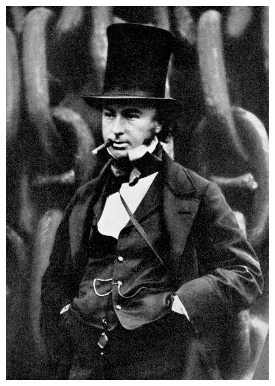 Isambard Kingdom Brunel, britský inženýr, 1857 1956. od Robert Howlett