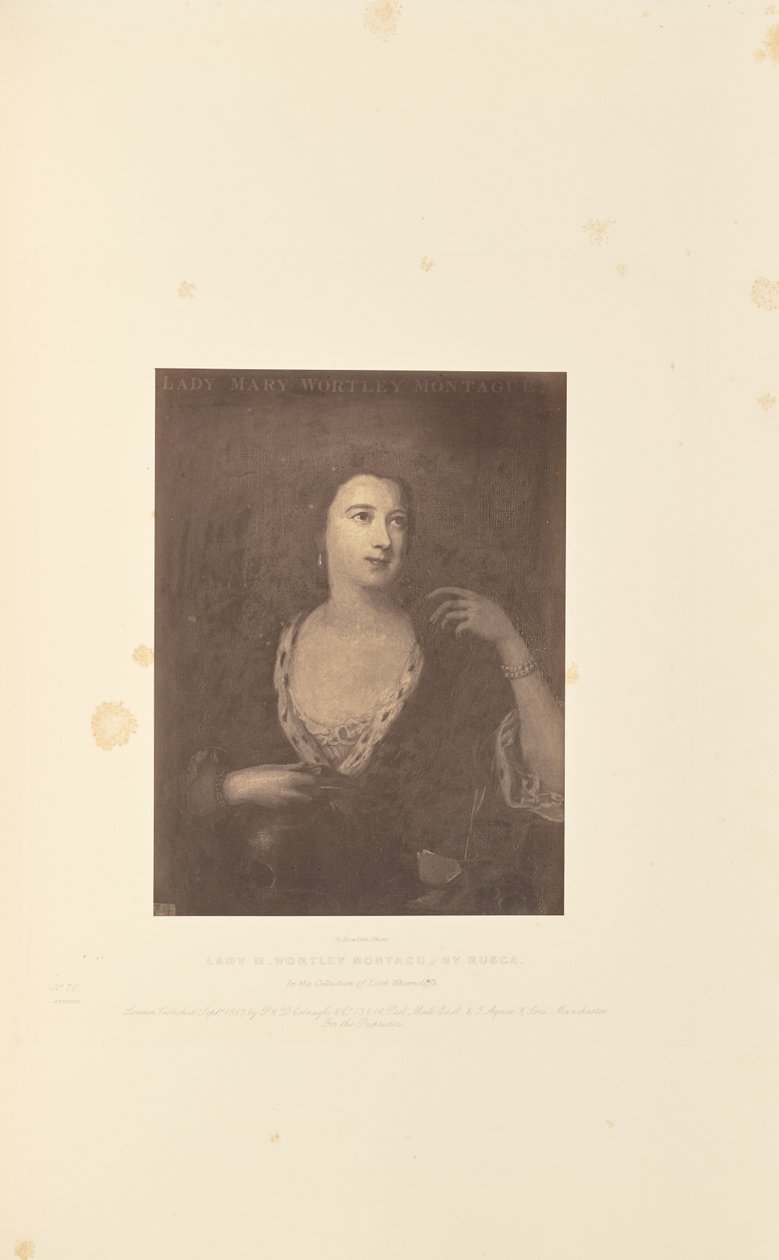 Lady M. Wortley Montagu, autor: Rusca od Robert Howlett