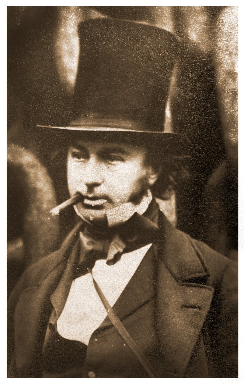 Portrét Isambard Kingdom Brunel od spouštěcích řetězů SS Great Eastern, 1857 od Robert Howlett