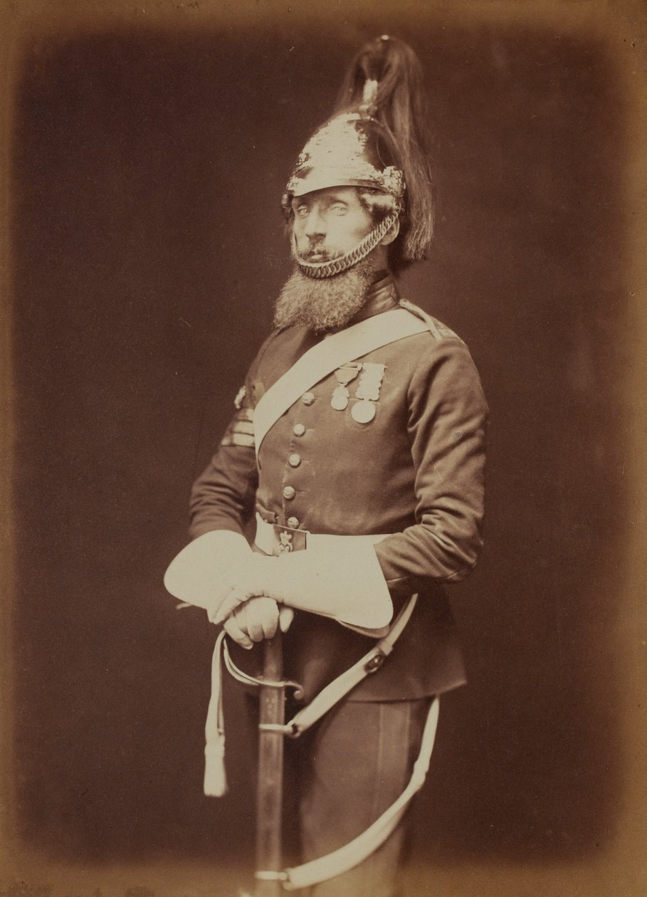 Seržant-major Bailey, 1. královská dragounská garda od Robert Howlett