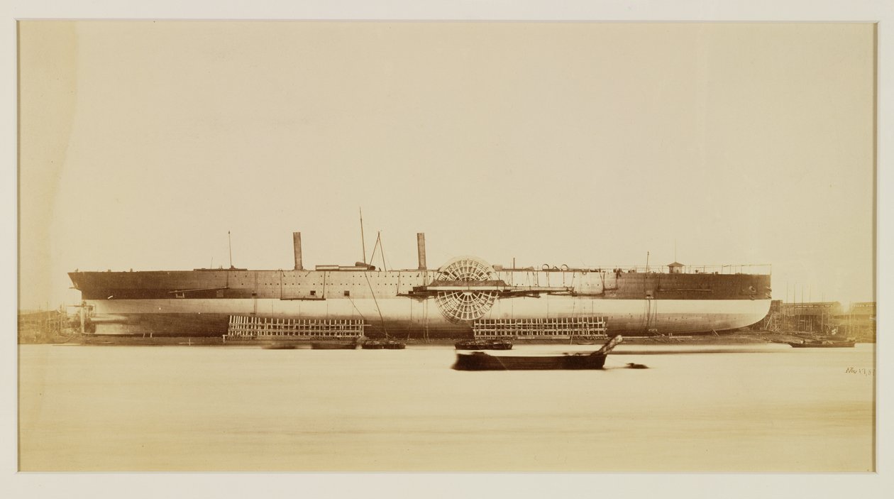 The Great Eastern, 17. listopadu 1857 (tisk alba z mokrého kolodiového negativu) od Robert Howlett