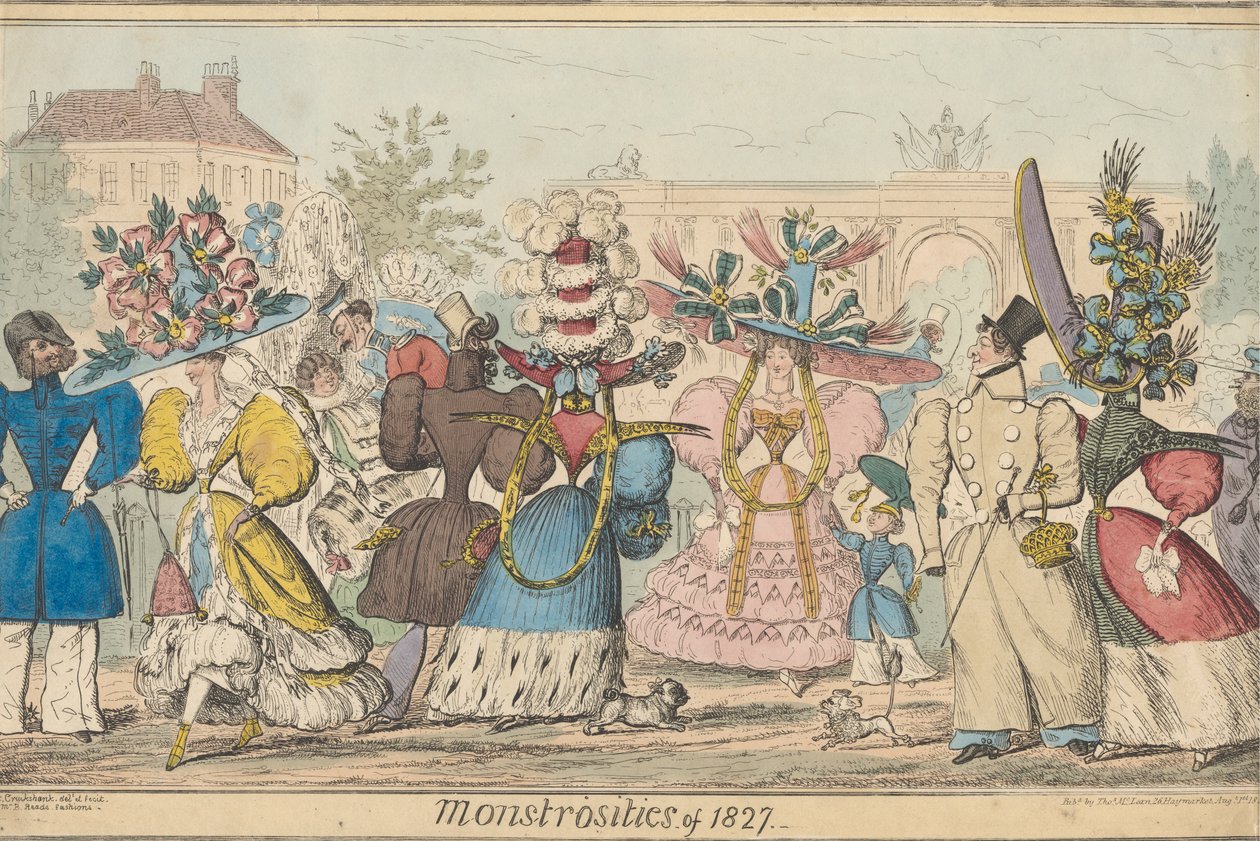 Příšery roku 1827 od Robert Isaac Cruikshank