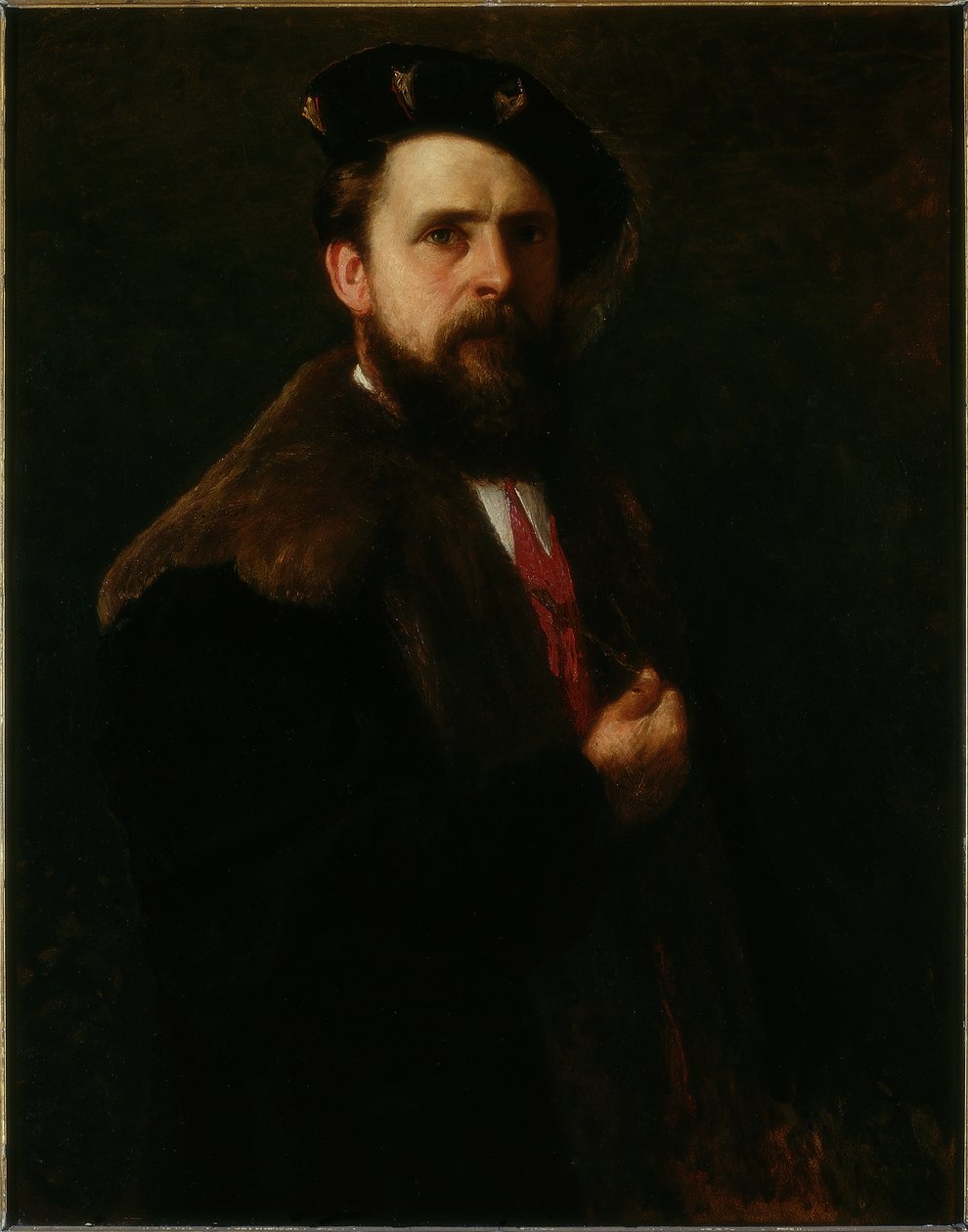 Autoportrét, kolem roku 1913 (olej na plátně) od Robert Jobling