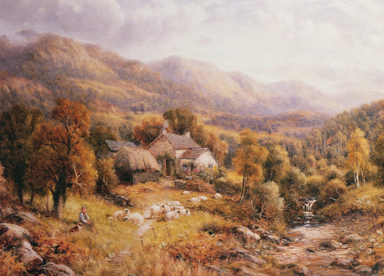 Poblíž Bettws, Severní Wales od Robert John Hammond