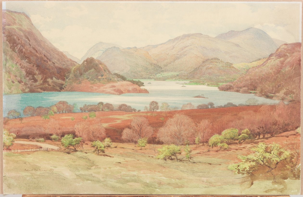 Ullswater v květnu (tužka a akvarel na desce) od Robert John Scott Bertram