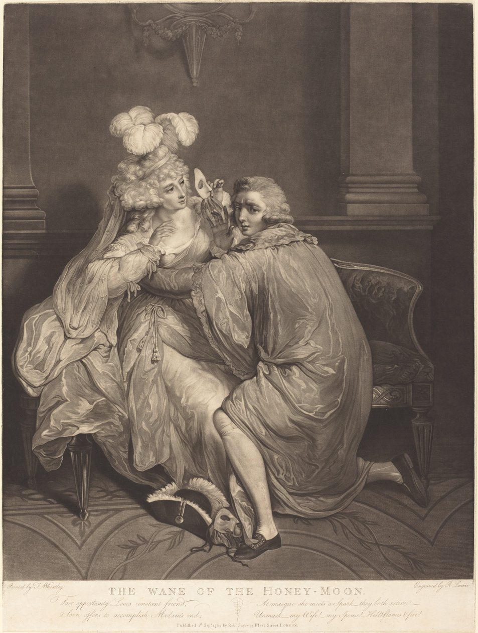 The Wane of the Honeymoon od Robert Laurie after Francis Wheatley