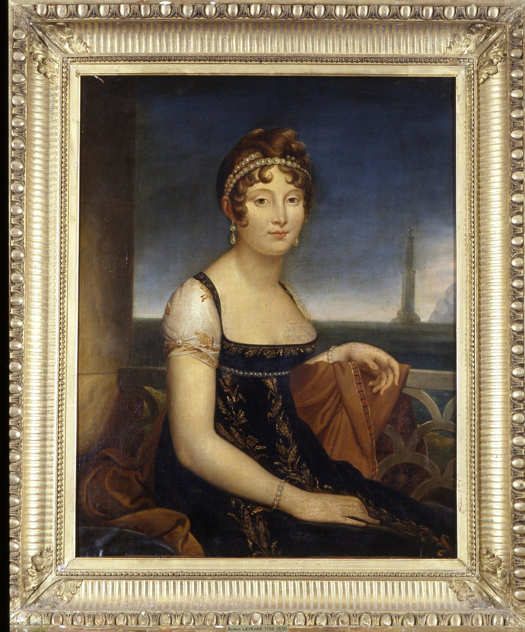 Marie-Paulette zvaná Pauline Bonaparte, princezna Borghese (sestra Napoleona I.) - Robert Lefevre (1756-1830) od Robert Lefevre