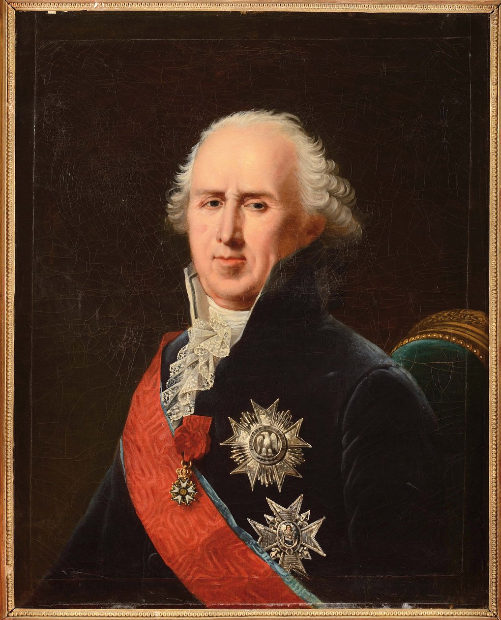 Portrét Charlese-Francoise (Charles Francois) Lebruna (1739-1824), vévody z Plaisance, od Lefevre, Robert (1756-1830). olej na plátně od Robert Lefevre