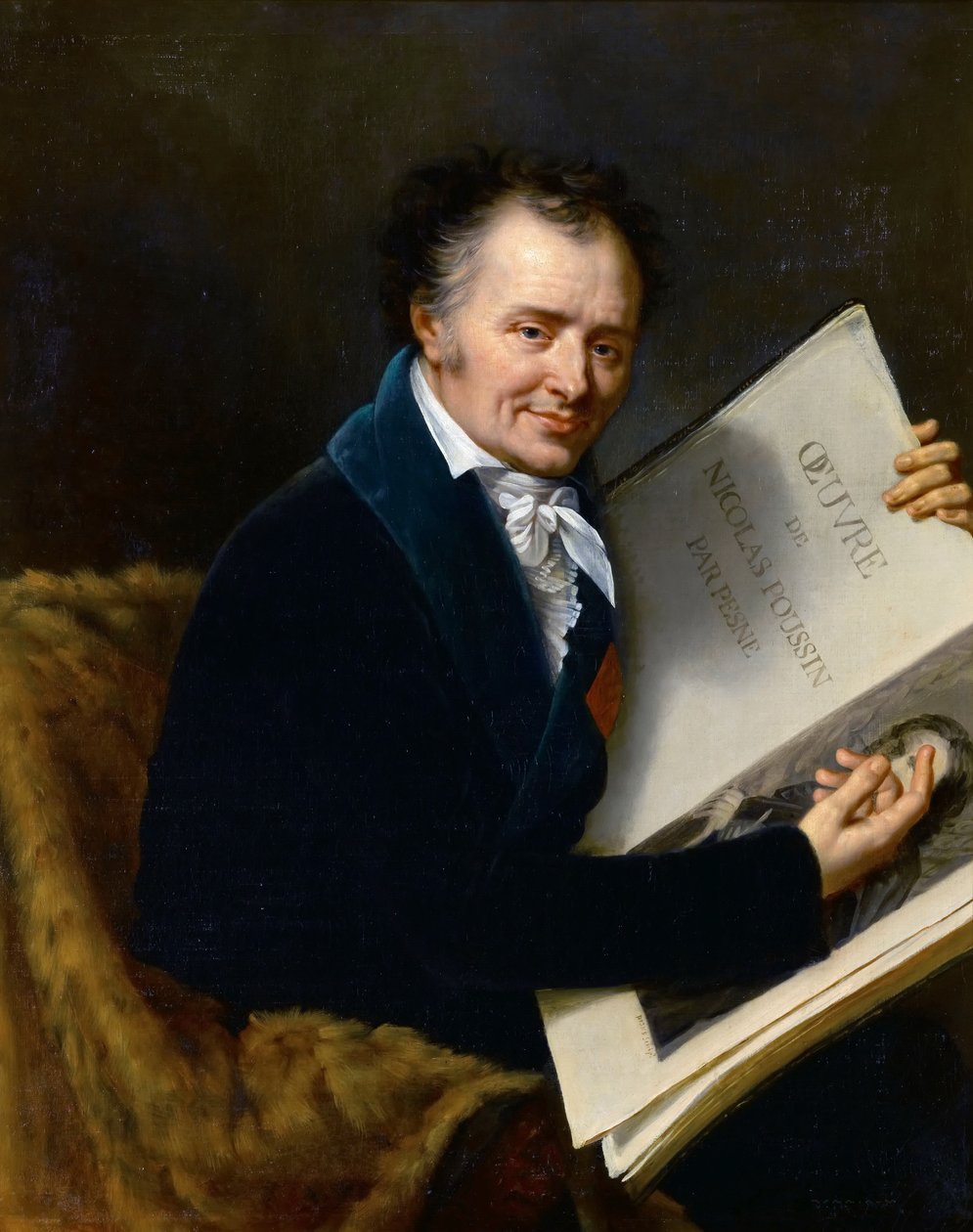Portrét Dominique-Vivant Denon 1747-1825 od Robert Lefevre