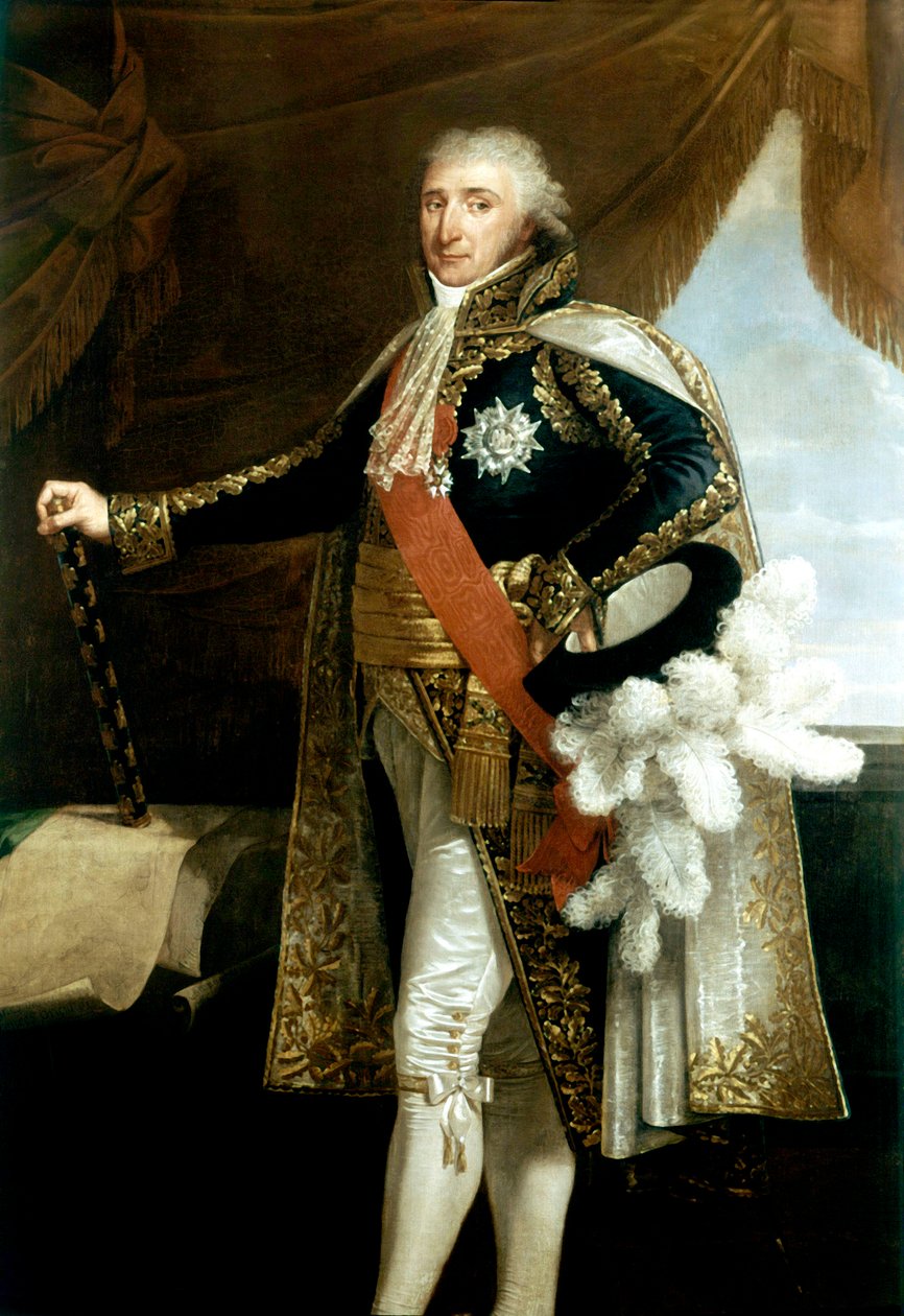 Portrét maršála Charles-Pierre-Francois Augereau od Robert Lefevre