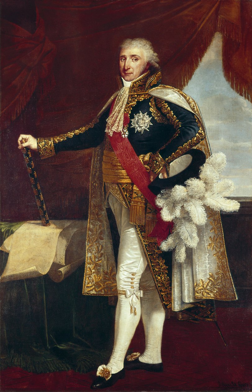 Portrét maršála Charles-Pierre-Francois Augereau od Robert Lefevre