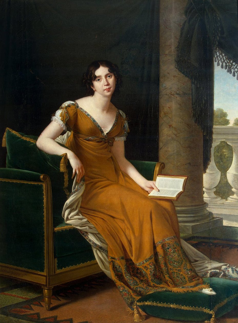 Portrét Jelizavety Demidové, kolem roku 1805 (olej na plátně) od Robert Lefevre