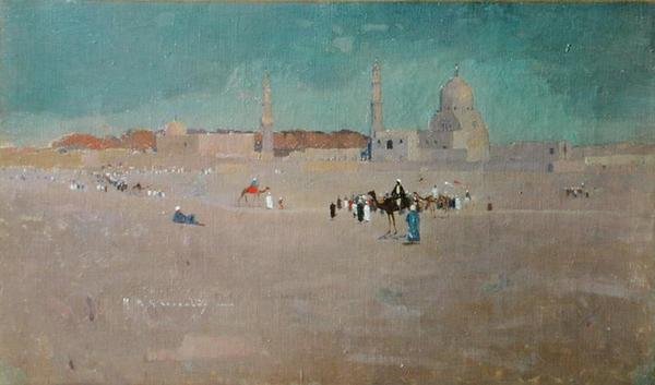 A Scene in Egypt, c.1890 (olej na plátně) od Robert McGowan Coventry