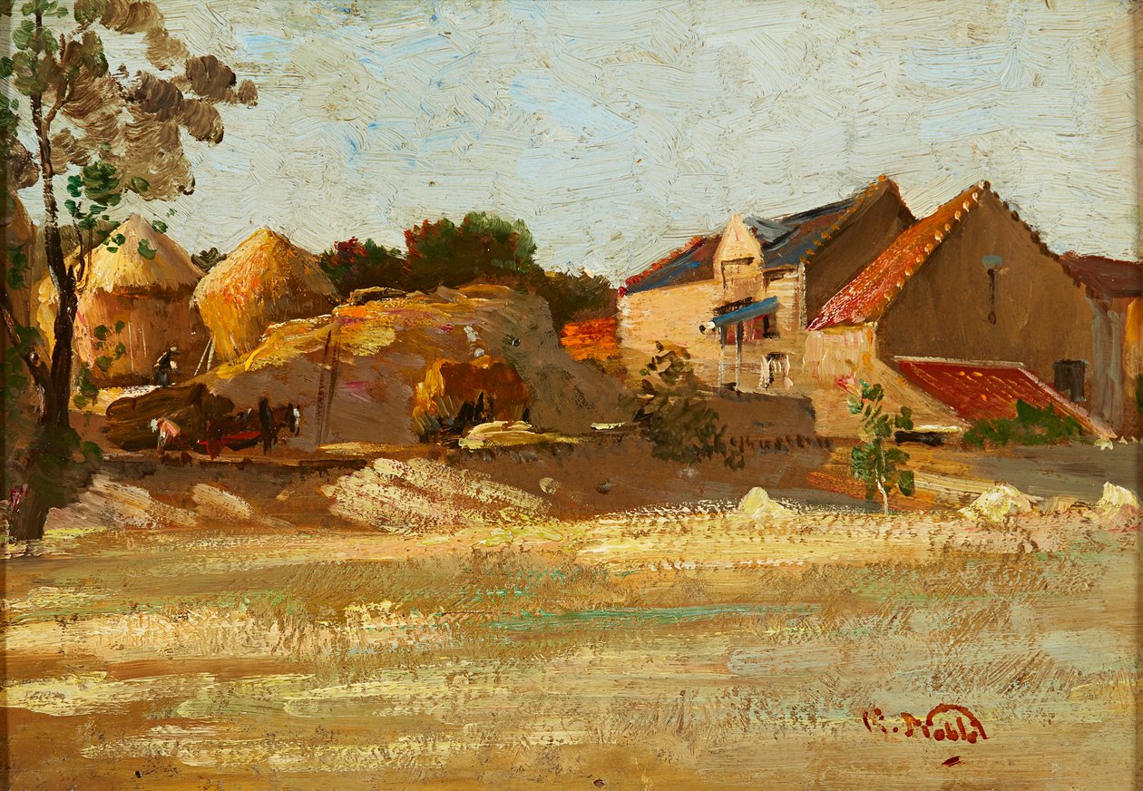 Farma East Lothian (olej na palubě) od Robert McGregor