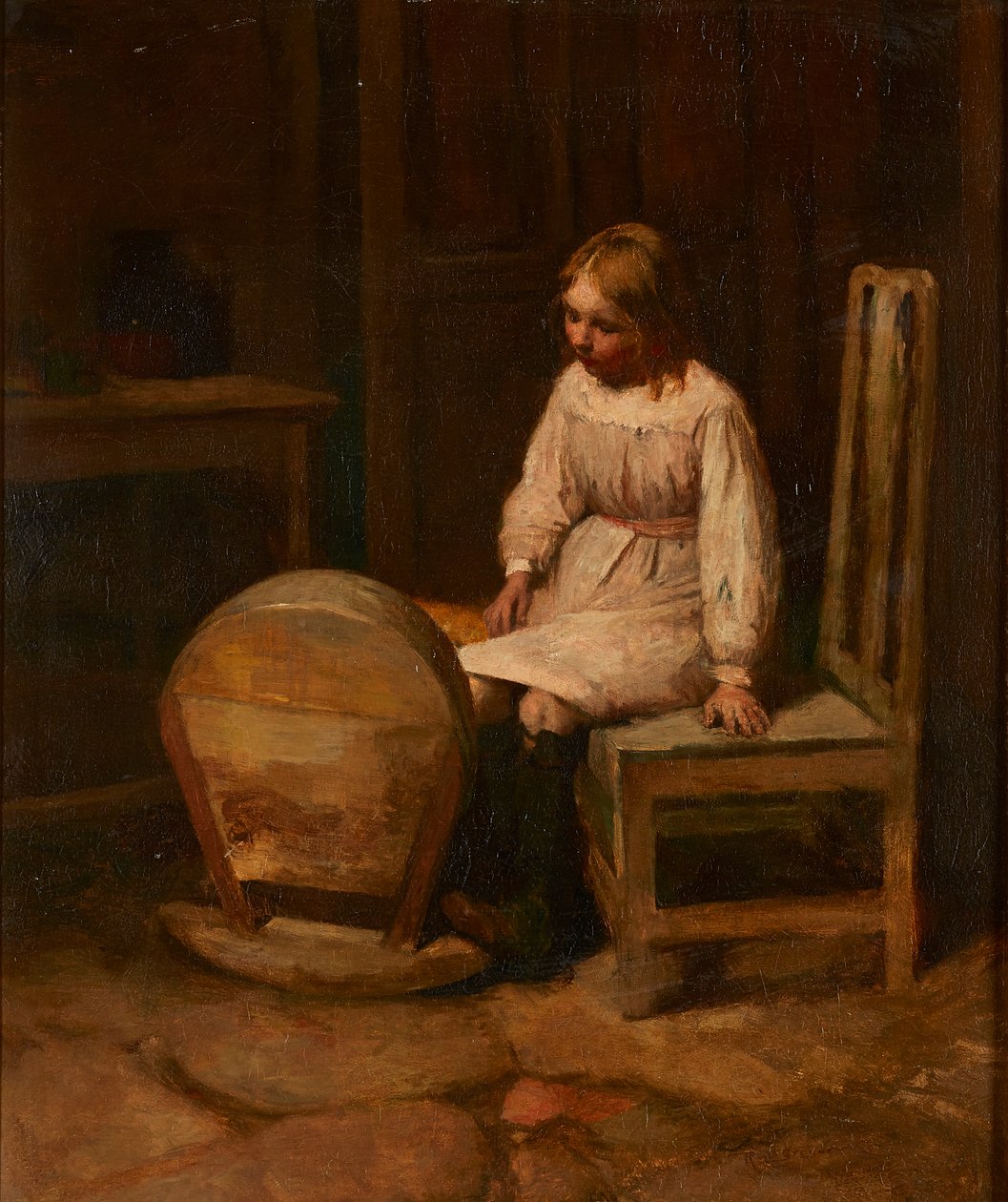 Rocking the Cradle (olej na plátně) od Robert McGregor