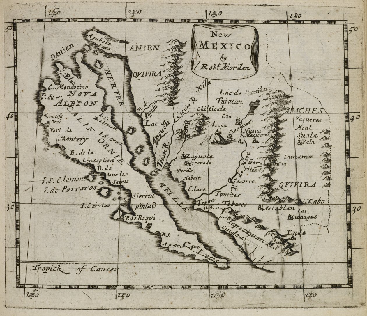 Maps.C.39.a.11, mapa 57 Nové Mexiko od Robert Morden