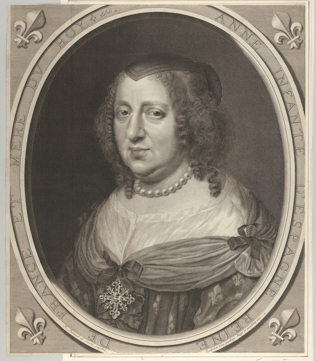 Anna Rakouská od Robert Nanteuil