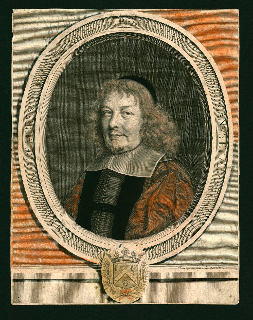 Antoine Barrillon de Morangis, c1661. od Robert Nanteuil