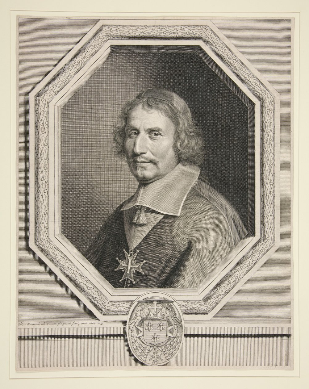 Kardinál Antoine Barberin, arcibiskup remešský od Robert Nanteuil