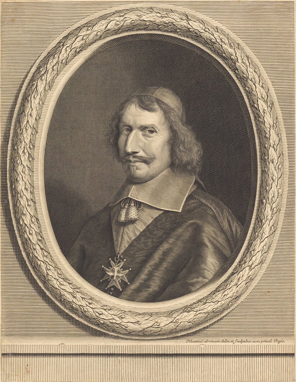 Kardinál Antonio Barberini od Robert Nanteuil