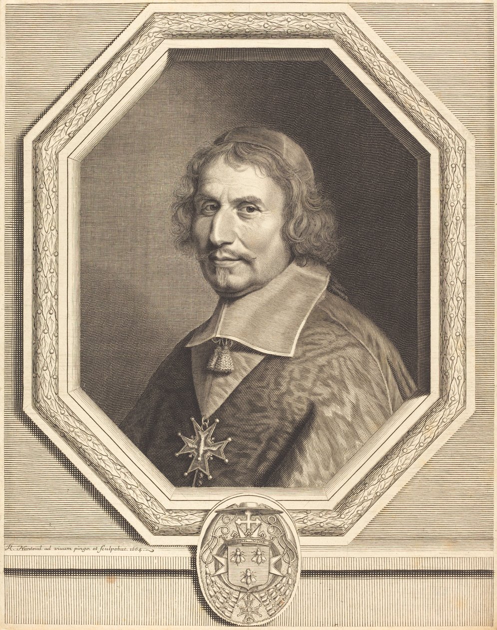 Kardinál Antonio Barberini od Robert Nanteuil
