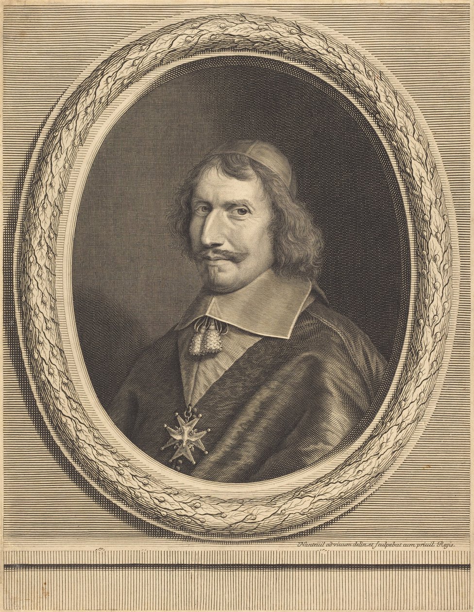 Kardinál Antonio Barberini od Robert Nanteuil