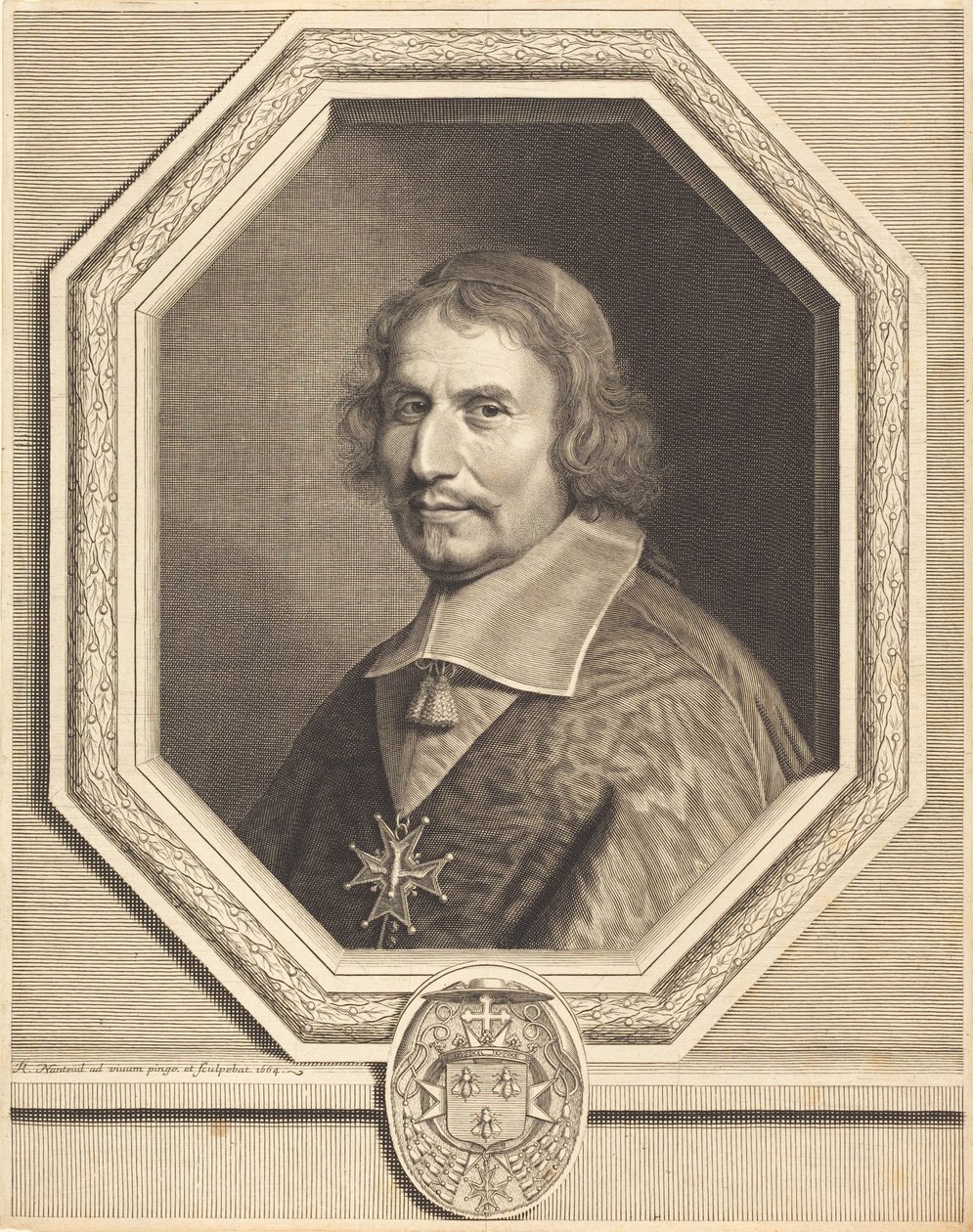 Kardinál Antonio Barberini od Robert Nanteuil