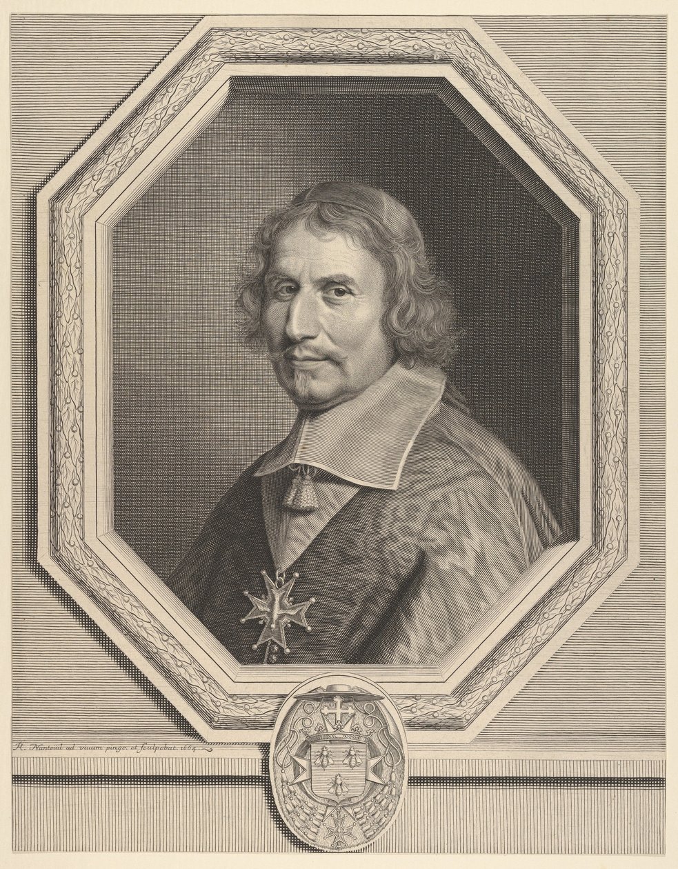Kardinál Antonio Barberini od Robert Nanteuil