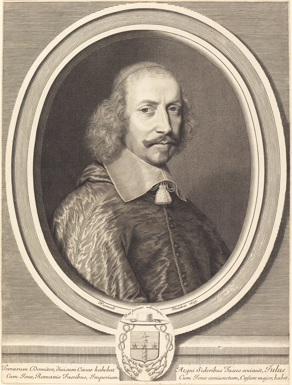 kardinál Jules Mazarin od Robert Nanteuil