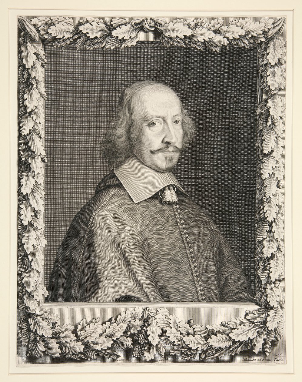 kardinál Jules Mazarin od Robert Nanteuil