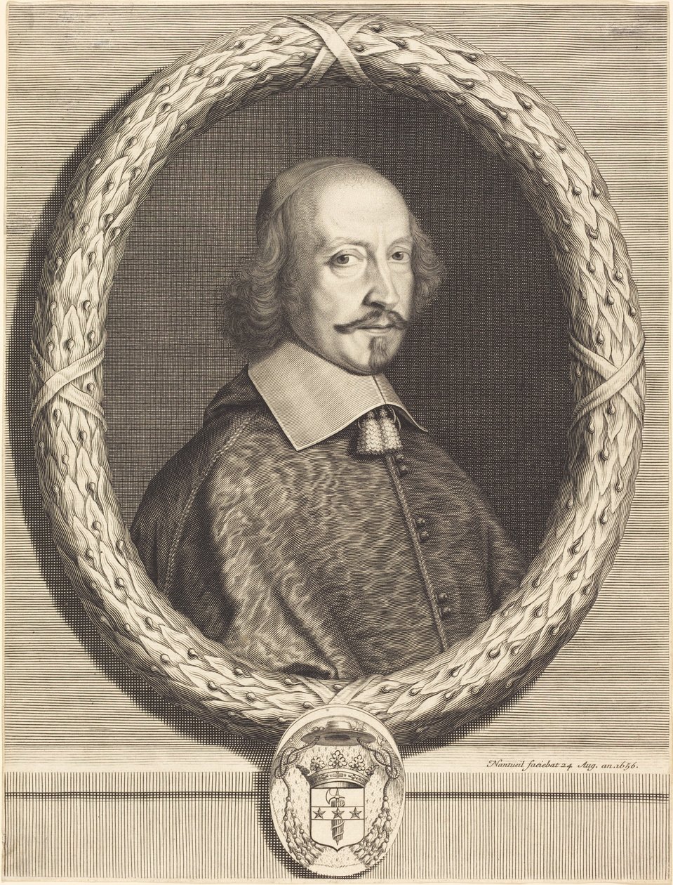 Kardinál Jules Mazarin od Robert Nanteuil