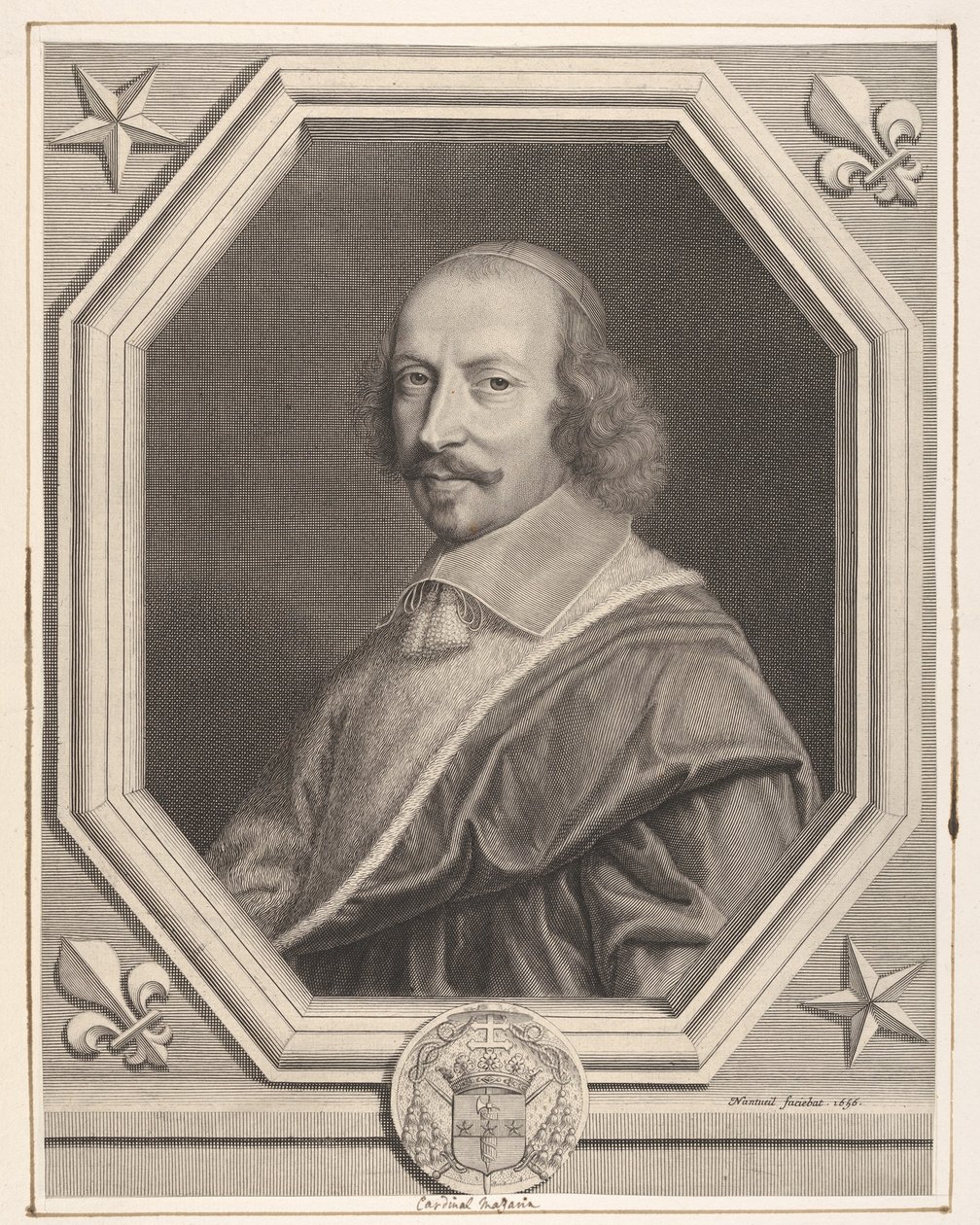 Kardinál Jules Mazarin od Robert Nanteuil