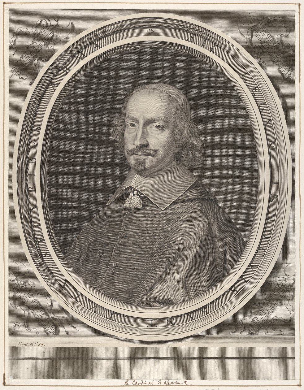 Kardinál Jules Mazarin od Robert Nanteuil