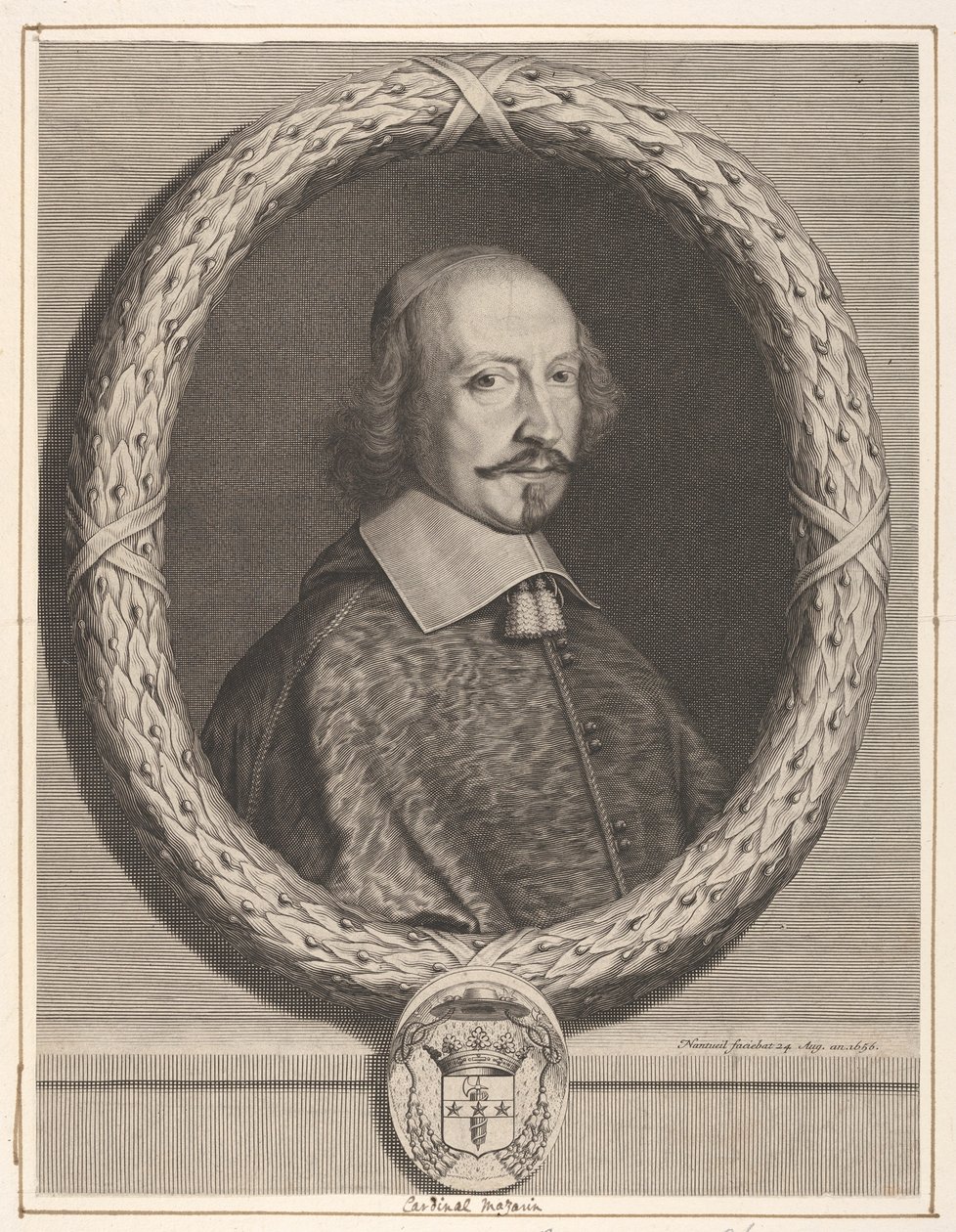 Kardinál Jules Mazarin, 1656. od Robert Nanteuil