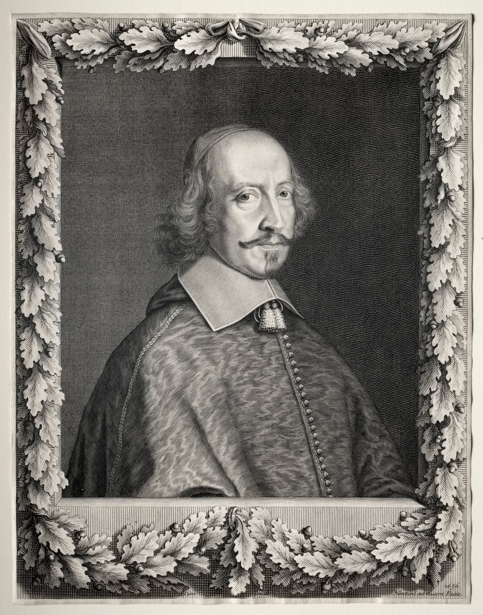 Kardinál Mazarin od Robert Nanteuil