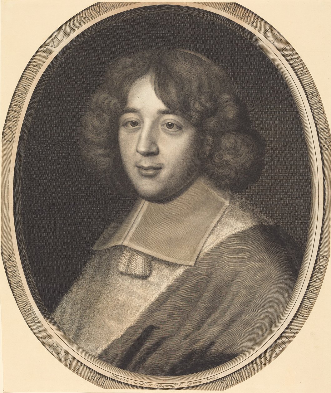 Kardinál de Bouillon od Robert Nanteuil