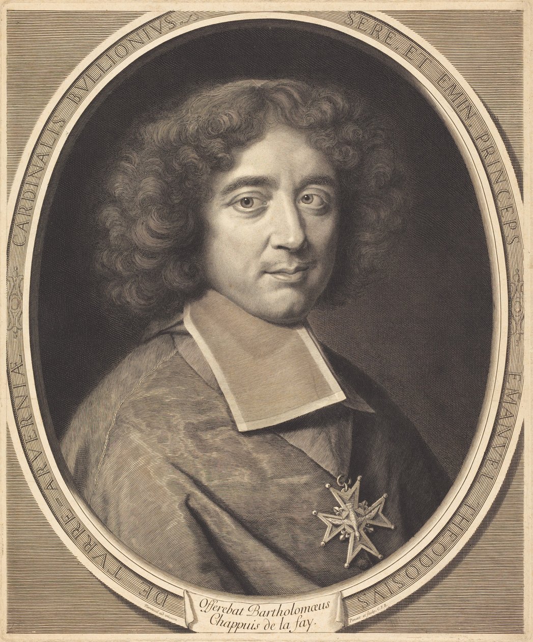 Kardinál de Bouillon od Robert Nanteuil