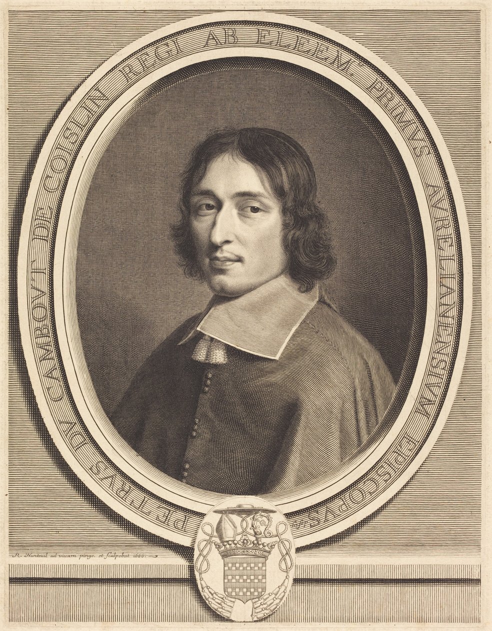 Kardinál de Coislin od Robert Nanteuil