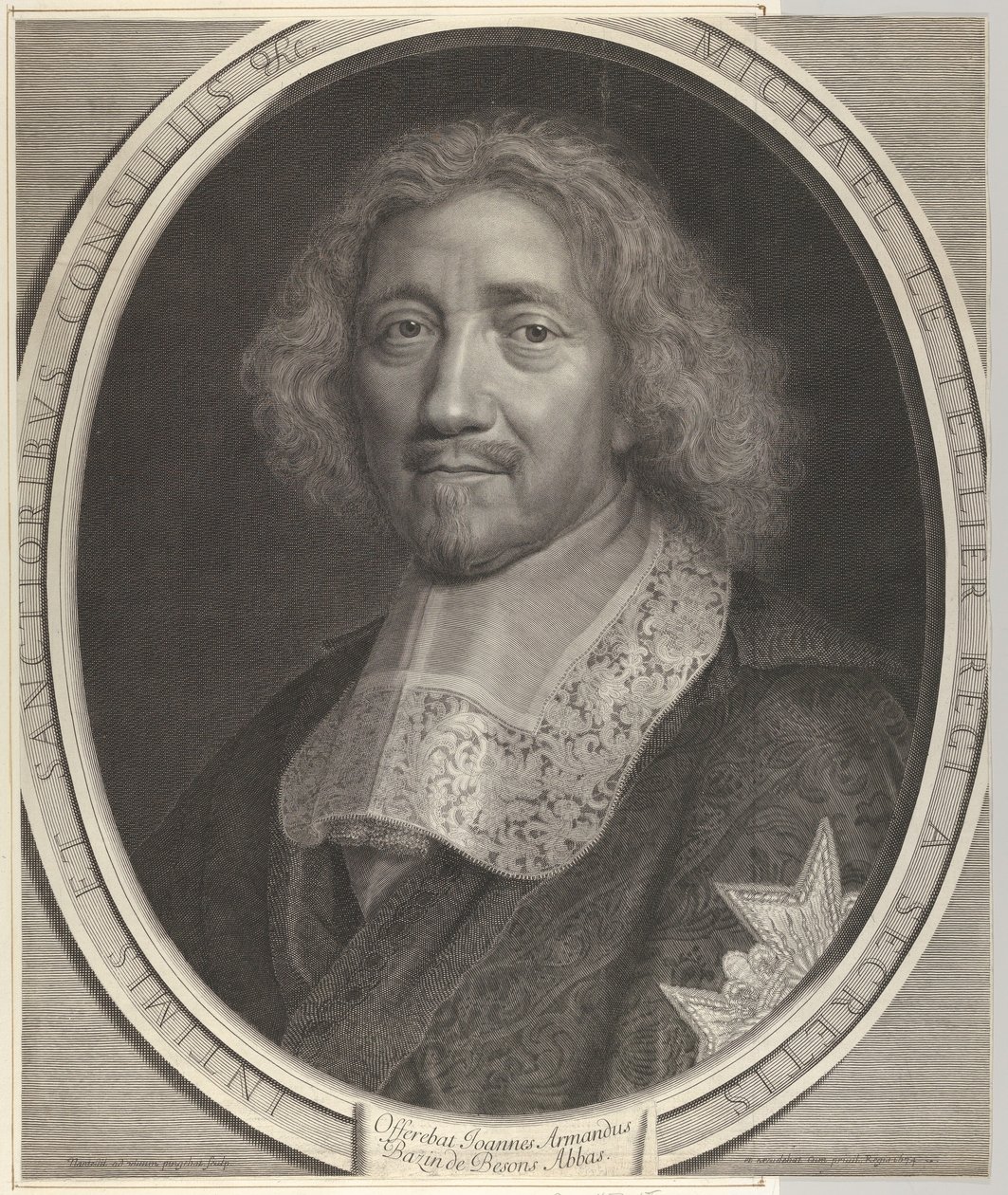 Kancléř Michel IV Le Tellier od Robert Nanteuil