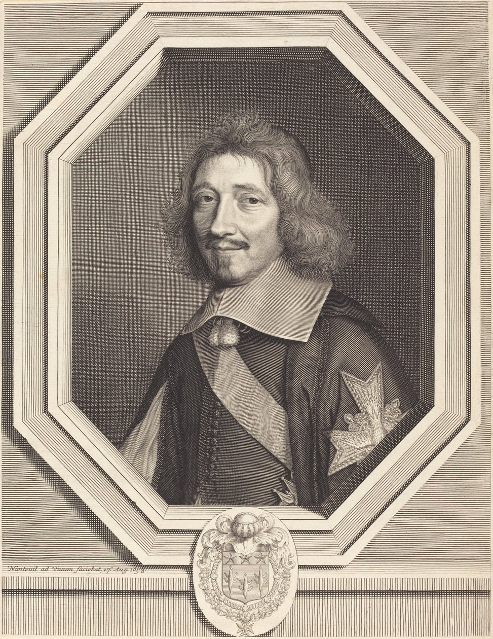 Kancléř Michel Le Tellier od Robert Nanteuil