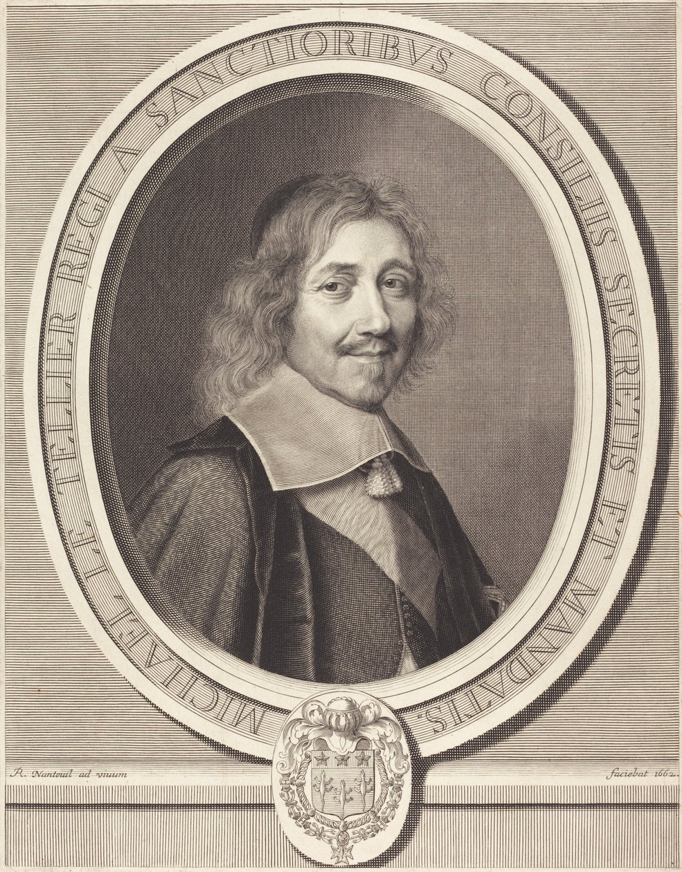 Kancléř Michel Le Tellier od Robert Nanteuil