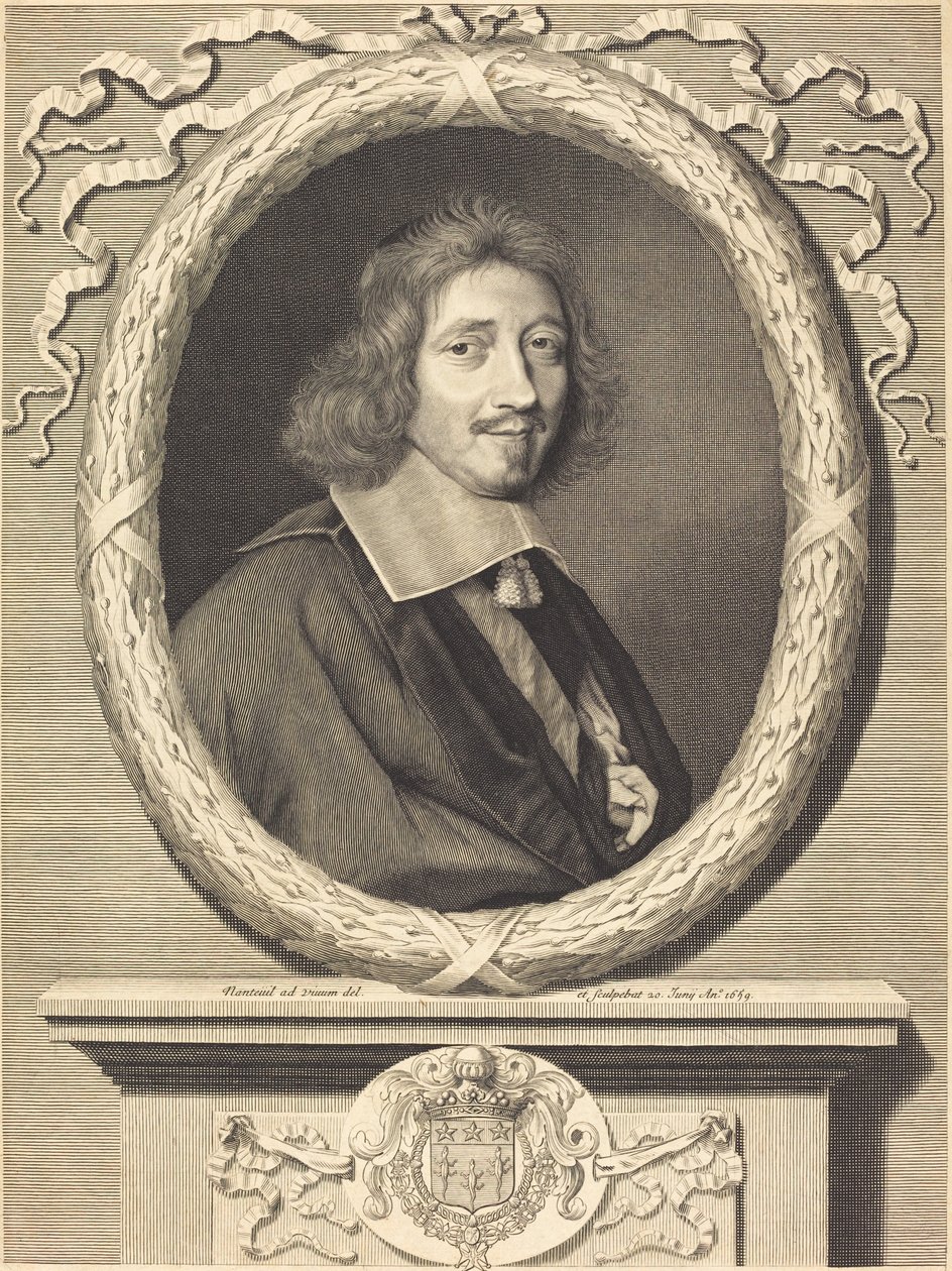 Kancléř Michel Le Tellier od Robert Nanteuil