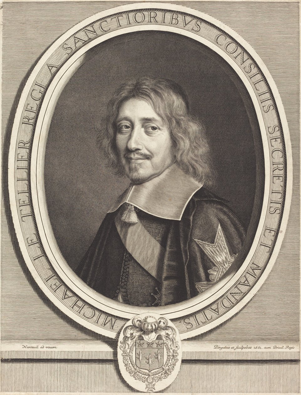 Kancléř Michel Le Tellier od Robert Nanteuil